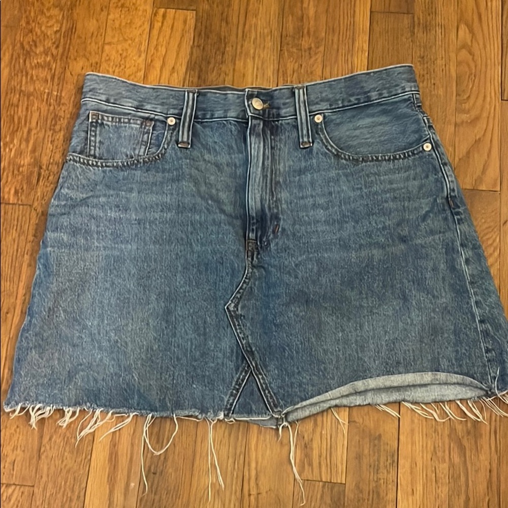 Madewell Rigid A-Line Mini Skirt